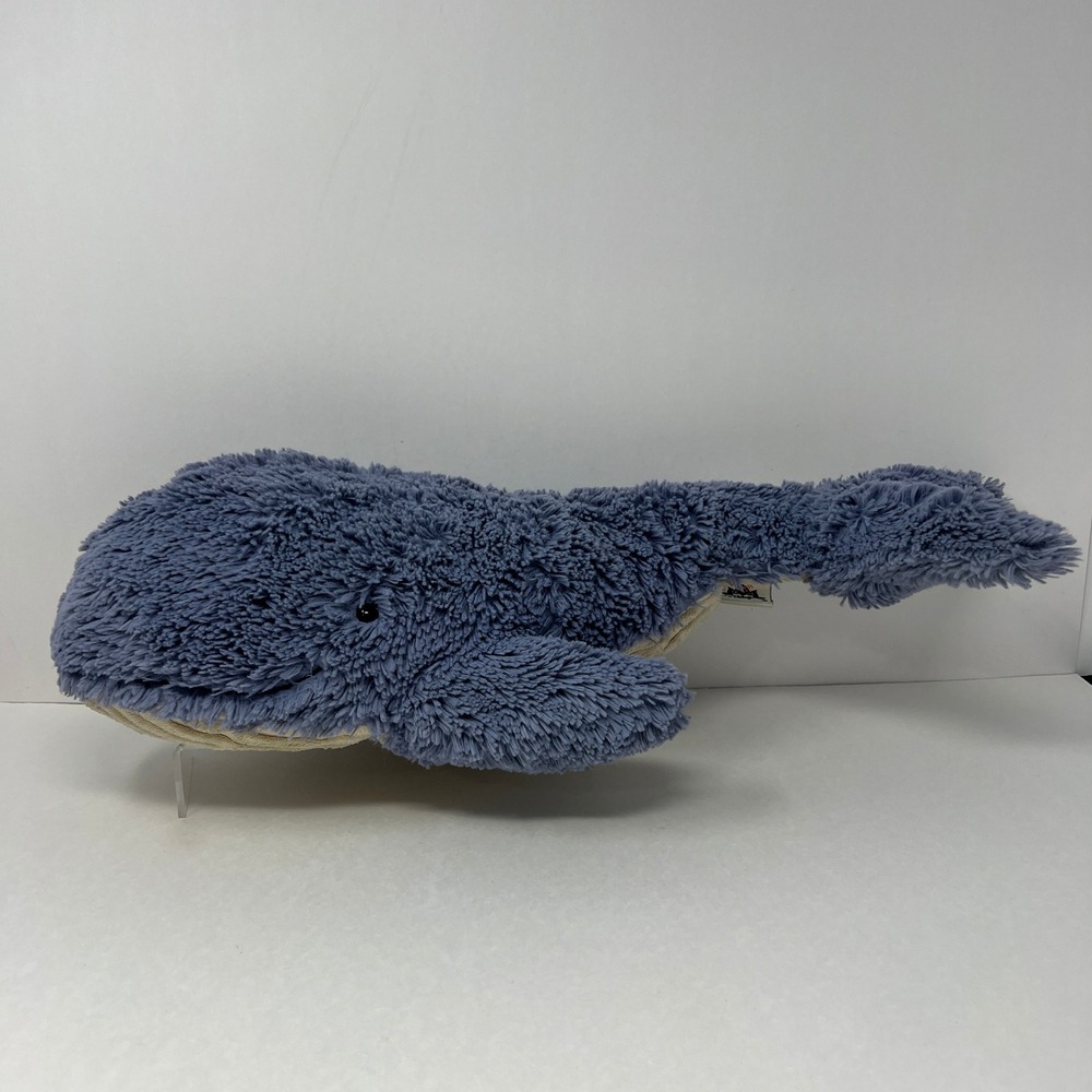 Jellycat Wilber Whale Plush Lg 17" Blue Retired 2015 Stuffed Animal JCINC2731SH - Picture 14 of 16